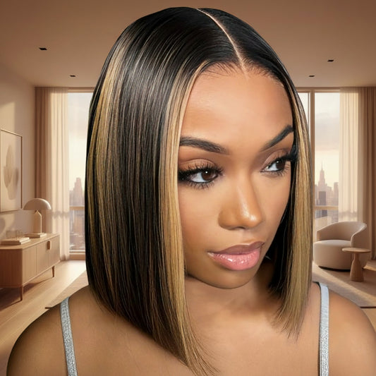 Perruque Lace Front Brun – Cheveux Naturels