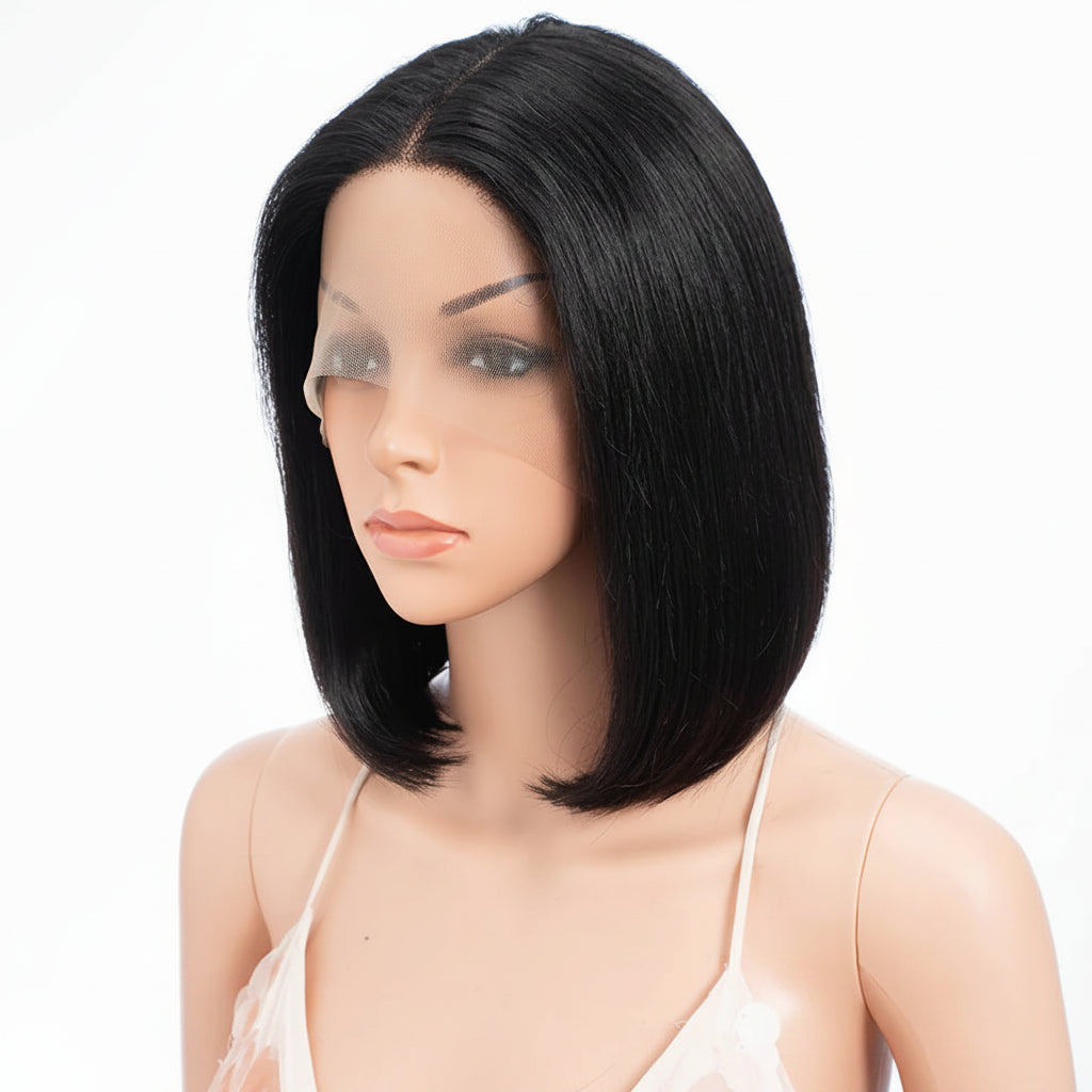 Perruque Lace Front Brun – Cheveux Naturels