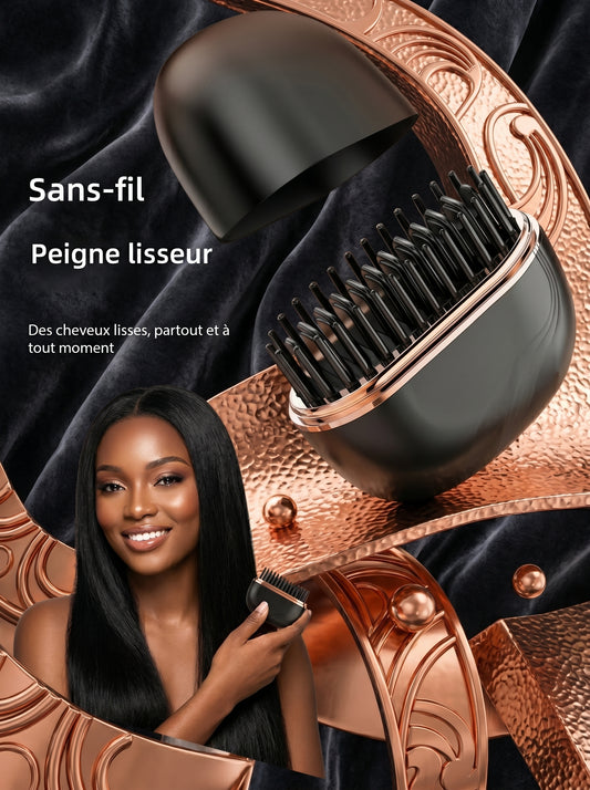 Mini Peigne Lisseur Rechargeable